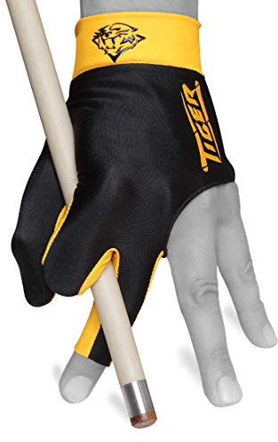 TigerProducts Tiger Billiard Pool Cue Glove - for Left Hand (Right-Handed Player) (Large)