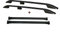 Dachreling + Dachträger Set für Renault Kangoo 1996-2007 L1 Alu Schwarz