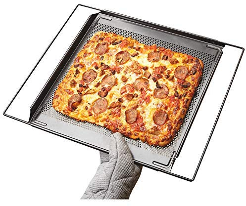 Burwells Adjustable Width Oven Shelf Non Stick Large Extendable Cooking Mat Baking Tray Pizza Pan 38 to 61cm