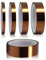 YIXISI 5 Stücke Kapton Tape, Hohe Temp Tape, Hohen Temperaturen Hitzebeständig Klebeband, Polyimid Film Klebeband (3mm/6mm/8mm/12mm/25mm * 33m)