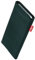 fitBAG Rave Green Custom Tailored Sleeve for Apple iPhone 12 / 12 Pro / 13 / 13 Pro | Made in Germany | Fine Suit Fabric Pouch Case with Automatic Display Cleaning