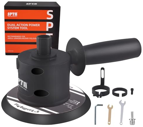 Polisseuse de Voiture Accessoires,Polisseuse Excentrique aléatoire à vitesse variable,SPTA Polisseuse Voiture, Polisseuse Orbitale, Polisseuse Excentrique, Machine à polir, Polisseuse-DAPSTS5