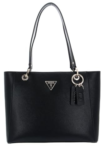 GUESS Women Noelle Noel Tragetasche Bag, Schwarz