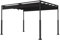 FIVMEN Pergola, 3 x 4 m, baldacchino, impermeabile, stabile, invernale, gazebo da giardino con zone di ombra regolabili, protezione solare per giardino, terrazza e balcone, nero