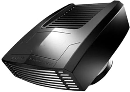 Riscaldatore per auto Riloer per camper 12V 180W portatile per auto, raffreddamento e riscaldamento rapidi invernali, spina nell'accendisigari, compatibile con l'utilizzo di 12V DC, nero