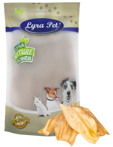 Lyra Pet® 200 Rinderohren ca. 4 kg Leckerli 4000 g Hundefutter wie Pansen/Einheit = 1St
