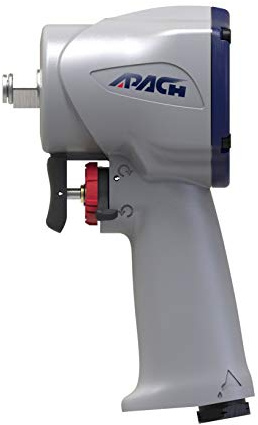Apach Stubby Air Impact Wrench, Jumbo Hammer, High Torque, 1/2-Inch (AW050G)