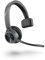 Plantronics Poly – schnurloses Voyager 4310 UC-Headset (Plantronics) – Ein-Ohr-Headset – USB-C-Bluetooth-Adapter – kompatibel mit Teams, Zoom und mehr, Schwarz