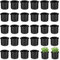 Airsnigi 30 Pack 7 Gallon Vegetable Grow Bags for Indoor & Outdoor,Thickened Nonwoven Fabric Planting Pots with Handle Potato Grow Bags for Flowers Vegetables Fruits