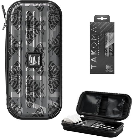 Target Darts ENTO Takoma Wallets – Volar Darttasche | Dart Wallet, Dart Tragetasche, Hält 3 komplett montierte Darts und Dart-Zubehör, Eva-Material gefertigter Dart Case