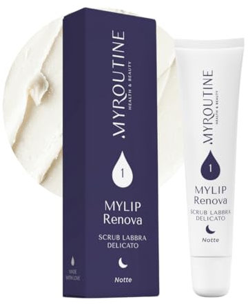 MyLip Scrub Labbra - Levigante con Microsfere di Riso, Olio di Oliva e Burro di Karité, Esfoliazione e Idratazione Naturale by Dr. Maurizia Furno