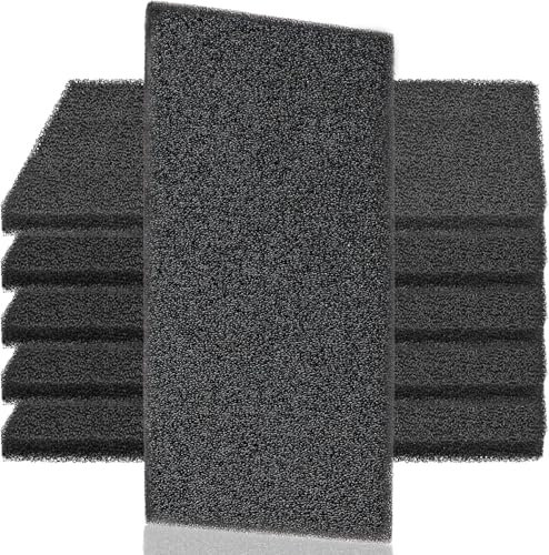 XUIIOSOOKP 8 Pcs Filtre pour sèche-Linge, Filtres pour Sèche-Linge Bauknecht Privileg Whirlpool HX 481010354757, éponge Filtre à Peluches, Condenseur, Pompe à Chaleur (225 x 107 x 8 mm)