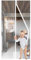 WTZWYFWJ Moustiquaire Porte Magnétique 80x210cm, porte moustiquaire, Rideau de Porte Antimoustique, Blanc