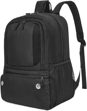 Genérico Mochilas de Fútbol para Hombres | Bolso Juvenil Para Fútbol | Mochila Ergónómica Impermeable Transpirable Antiolores con Compartimento para Zapatos para Entrenamiento Gimnasio y Deporte