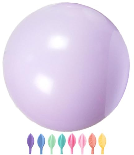 LUKIUP 8 Pezzi Palloncini Macaron Colori Misti, Palloncino Macaron XXL, Palloncini da 36 Pollici, 90 CM Pallone Grande, Palloncinio Giganti per Matrimoni, Compleanni, Natale
