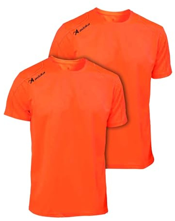 Camiseta Técnica Hombre Deporte Manga Corta Mesh | Ropa Deportiva Verano Transpirable Secado Rápido | Ideal para Gimnasio, Entrenamiento, Casual y Fitness