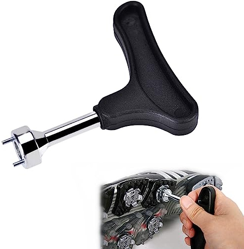 Dioche Wrench Tool, Shoe Spike Wrench, Stainless Steel Spike Ratchet Style Handle Wrench Tool, Universal Replace Adjustment Wrench Tool