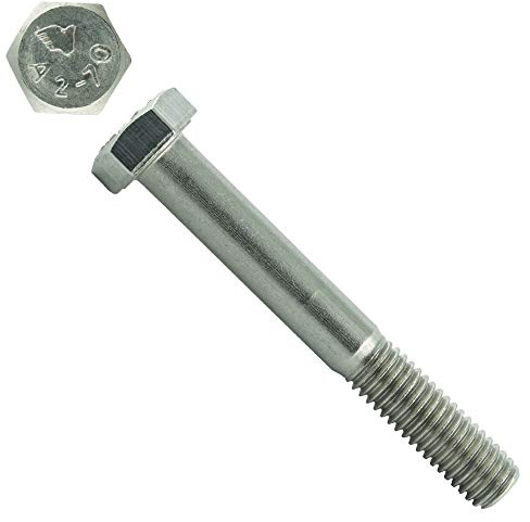 Eisenwaren2000 | M12 x 140 mm Vis à tête hexagonale avec tige (30 pièces) - DIN 931 - ISO 4014 - Vis de machine avec filetage partiel - Vis filetées - Acier inoxydable A2 V2A - Inoxydable