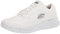 Skechers Damen 149990 WBK Sneaker, Weißes Netzgewebe, schwarzer Besatz, 40 EU