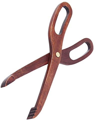 IKAAR Pinza da cucina, per grigliare, per arrosti, salsicce e arrosti, con impugnatura comoda, multifunzione, per cucina, grigliare, cucinare e cuocere 25 cm