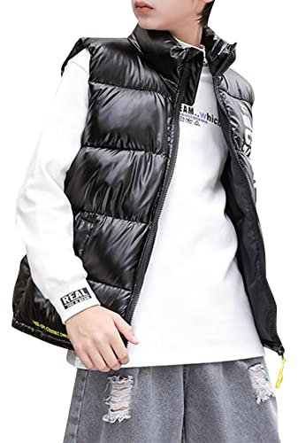 Weste Jungen 134 Jacke Mädchen Kinder Steppweste Winterjacke Unisex Warme Daunenweste 8-9jahre Mit Kapuze Gilet Fleeceweste Kinderwesten Herbstjacke Outdoorjacke Kapuzenweste