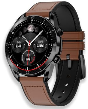 CGV Geko Watch R Anniversary Smartwatch med 1,43 tum AMOLED HD 466X466 skärm, Bluetooth 5.3-samtal, 10 dagars batteritid, 100 sportlägen, IP68-vattentät, med hälsoövervakning | Android/iOS