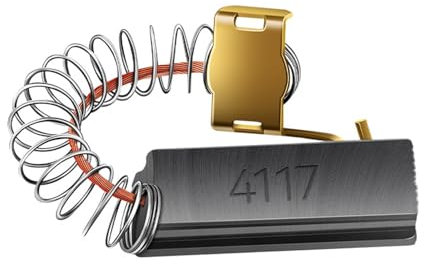 WELLDOER Escobillas de carbón de repuesto para motor de vacío, herramienta eléctrica, accesorios de aspiradora industrial, cepillo de carbono para motor de vacío