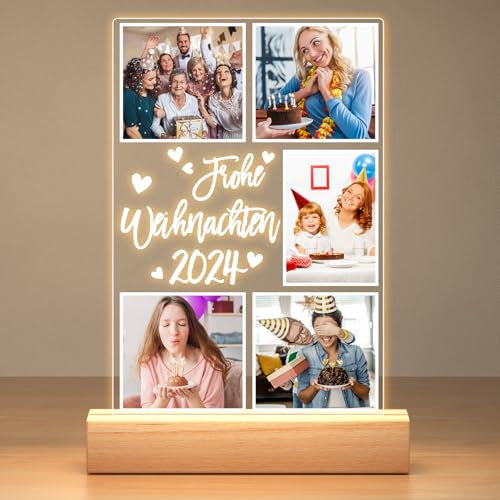 Personalisierte Geschenke für Frauen, Personalisierte Bilderrahmen mit Foto, Bilderrahmen Personalisiert mit Bild, Geburtstagsgeschenk für Frauen, Jahrestag Valentinstagsgeschenk für Sie und Ihn