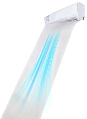 Sac Guide pour Climatiseur | Sac Flexible De Climatisation Extensible 16m,Accessoires de Climatisation Découpables destinés à Pièce Bureau Hôtel Appartement Salle de Classe École