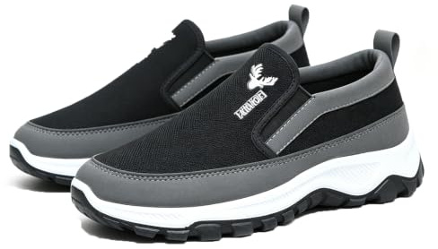 Mertmliy Chaussures Diabétiques Hommes Chaussures Santé Légères Chaussure Marche Antidérapantes Chaussure Décontractées Confortables Soulier D'extérieur Respirantes Soulier Enfiler Tendance