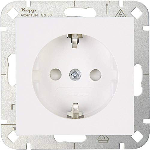 Kopp simple Insert Prise 2P+T HK 07 blanc pur 940029009