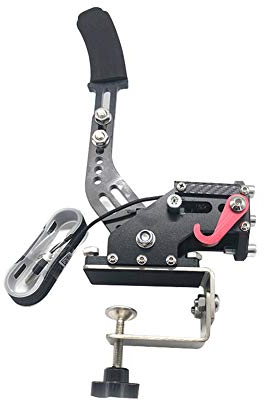 SQER USB Freno a Mano Regolabile 14Bit Altezza Drift Leva Freno a Mano Universale per Sim Racing Games G25/27/29 T500 FANATECOSW Dirt Rally Compatibile con PC Windows
