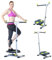 TWIST & SHAPE Heimtrainer, für Rumpf, Bauchmuskeln, Beine (Deluxe faltbar, Grau)