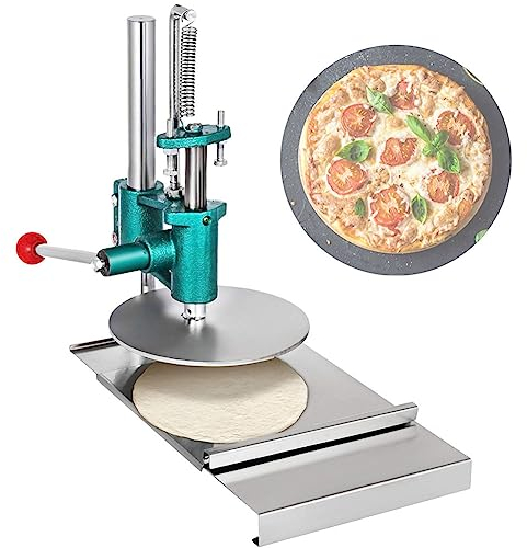 Pressa manuale per pasta, 12-22 cm in acciaio inossidabile per pasta per pizza, macchina per pressa manuale, pressa per pizza per uso domestico, utensili da cucina per pizza, tortilla, dosa 16cm
