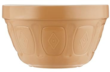 Mason Cash Cane Pudding Basin 16cm | 900ml Traditional Steaming Bowl | Classic Earthenware Design | Vented Base | Ideal for Prep, Serving & Baking | Iconic British Kitchenware