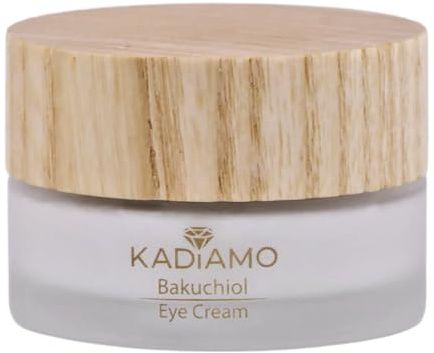 KADIAMO Bakuchiol Eye Cream 15 ml | Augencreme | natürliches Vitamin A + E | stimuliert die Collagensynthese | Hautstraffend | Aloe Vera und Bisabolol | Natürliche pflanzliche Öle | Anti-Aging