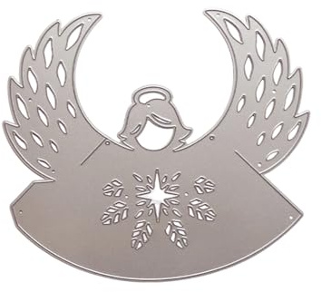 Angel Lantern Cutting Dies Christmas Punching Lampshade Cutting Dies Craft Cutting Machine Embossing Stencils Templates 3D Angel Embossing Stencils Lantern Windlight Cutting Sheets