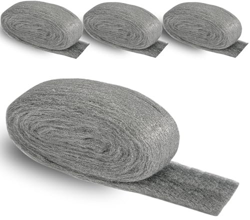 ZANGIAMAR Steel Wool 000 | 16 m | Mice Repellent | Steel Wool Against Mice & Rats | Stops Holes and Cracks in Home & Garage | Insurmountable Barrier for Rodents | Resistant to Rodent Bites