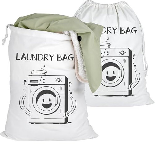 2 Pièces sac linge sale，sac linge sale voyage
