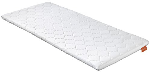 sleepling Topper 90 x 190 m Komfortschaum, Fester Matratzentopper 6cm dick, orthopädische Matratzenauflage, für alle Matratzen und Betten, Made in EU, Ökotex, Waschbar 60 Grad