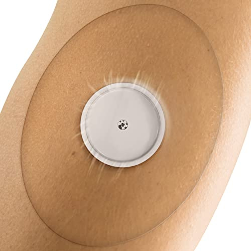 Fixic Freestyle Adhesive Patches 25 PCS – Good for Libre 1, 2, 3 & Plus – Enlite – Guardian – Waterproof Adhesive Bandages – Libre Covers – Pre-Cut Back Paper – Long Fixation for Sensor! (Transparent)