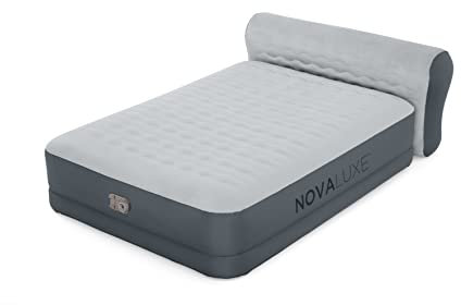 NOVALUXE - Langlebiges Luftbett mit integrierter Elektropumpe und Kopfkissen