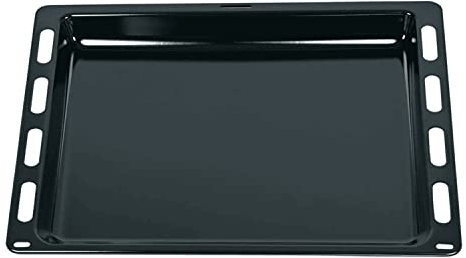 CABLEPELADO Bandeja para horno | Bandeja profunda esmaltada Horno | 370 mm profundo x 442 mm ancho | Compatible con Bosch HEZ431001 00748225, Siemens HZ431001, Junker JZ11BE11, Viva VVZ20H2
