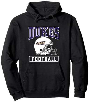 James Madison University JMU Dukes Football Helmet Pullover Hoodie