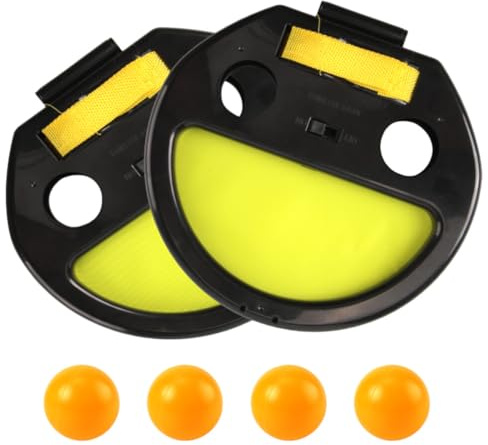 1 set Outdoor Toys Children Hand Catching Racket Parent Child Sports Toy Rackets Balls Fun Table Tennis Hand Clip Game Kids