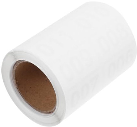 BCOATH Aufkleber Zahlen Seriennummernaufkleber Nummernaufkleber Nummernetikettenaufkleber Nummernschildaufkleber Nummernkleber Selbstklebende Etikettenaufkleber Für Lagerorganisation