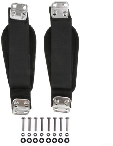 Gdfnmogo Bandas de soporte para pie de monopatín de montaña para mayor estabilidad y seguridad, correas de pie de aleación de aluminio para longboard todoterreno con seguridad