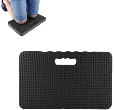 Agatige Cuscinetto in Ginocchio Extra Spesso, 17,72x11,02x1,57 Pollici Morbido Cuscino in Ginocchio in Eva Tappetino per Esercizi Antiscivolo per Forniture per Allenamento in Bagno Yoga (Nera)