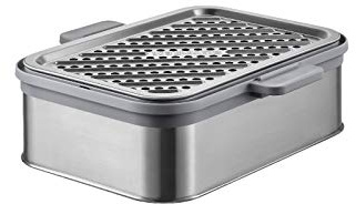 BUYDEEM A501 Stackable Double Tier for Electric Food Steamer, with 18/8 Stainless Steel Tray & Handles, Suitable for G563 One-Touch Vegetable Food Steamer, 11 * 4 Inch