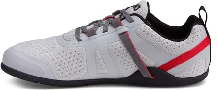 Xero Shoes Men's Prio Neo Athleisure Sneaker — Athletic, Lightweight, Performance Cross-Trainer Shoes for Men — Quiet Gray, Size 5.5 UK